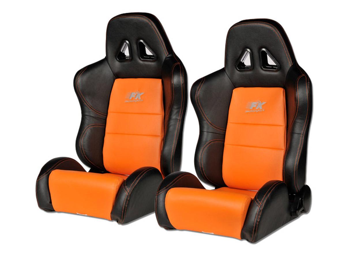 orange racing seats