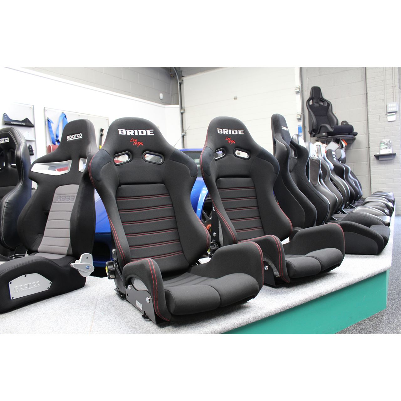 Bride Seats Gias II Sport Low Max Reclining Sport Seat and Seat Rail ...