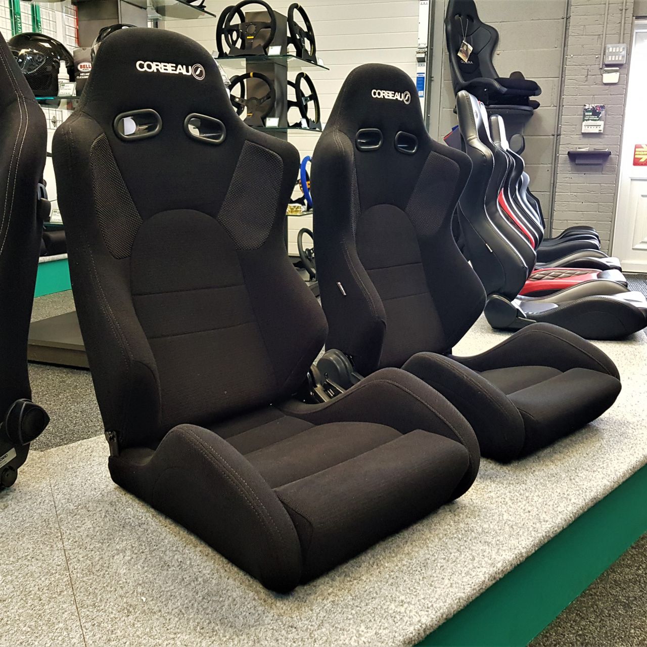 Corbeau RS1 Jacquard Edition Reclining Sport Seat - GSM Sport Seats